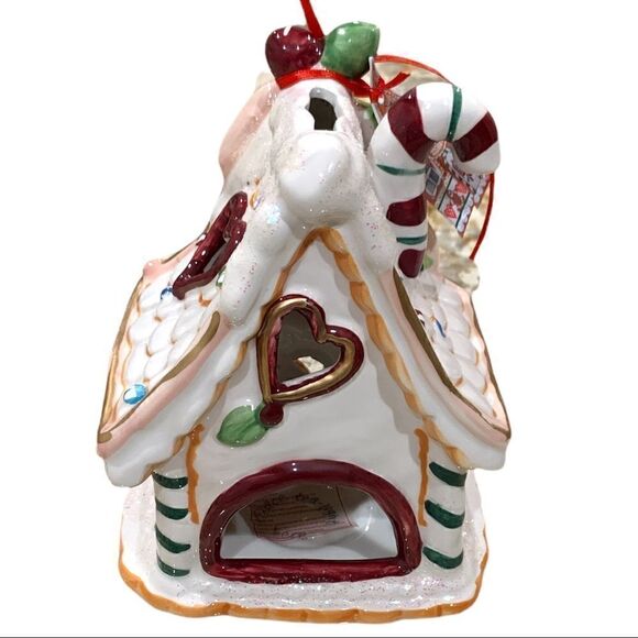 NWT Blue Sky Claywork Mom's Cookie Cottage Candle House - Picture 4 of 5